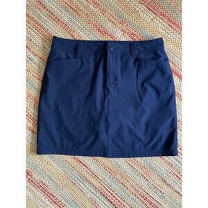 Navy Blue Athleisure Skirt/Short Skort by Eddie Bauer Size 8